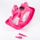 Качалка-лошадка Doloni Toys 90х50см пластиковая с ручками, розовая до 30 кг 05550/5 - изображение 5