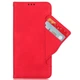 Чехол-книжка с кармашками Deexe Wallet Stand для ZTE Nubia Neo 3 GT - Red - изображение 4