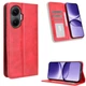 Чохол-книжка Deexe Retro Style для Xiaomi Poco F7 - Red - зображення 2