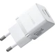 Сетевое зарядное устройство Baseus Palm Fast Charger Type-C+USB 20W P10111608213-00 White - изображение 4