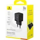Сетевое зарядное устройство Baseus Palm Fast Charger Type-C+USB 30W P1011160A113-00 Black - изображение 6