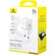 Сетевое зарядное устройство Baseus Palm Fast Charger Type-C+USB 30W P1011160A213-00 White - изображение 6
