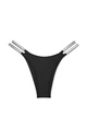 Комплект белья (лиф+трусики бразилиана) со стразами Victoria's Secret (583986551242) 80C/L черный - изображение 8