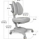 Крісло Mealux Onyx Duo G Grey (Y-115 G) Сірий - изображение 4
