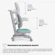 Крісло Mealux Onyx Duo TG (Y-115 TG) Бірюзовий / Сірий - изображение 7