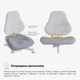 Крісло Mealux Onyx G Grey (Y-110 G) Сірий - изображение 7