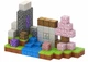 Магнитный конструктор Minecraft Домик с Сакурой и водой на 110 кубиков - изображение 1