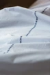 Комплект постельного белья Ecotton Евро 210х220 см Premium вышивка + кант Синий Перкаль (25140_000) - изображение 5