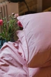 Комплект постельного белья Ecotton Евро 210х220 см Premium вышивка + кант Brindal Rose Сатин (25115_000) - изображение 5