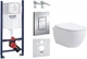 Инсталляция Grohe Rapid SL 38840000 (3873200A) c панелью смыва Skate Cosmopolitan 38732000 + унитаз Devit Do It Rimless 4010511 Vortex Flush с сиденьем Soft Close дюропласт - изображение 2