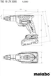 Акумуляторний безщітковий шурупокрут Metabo TBS 18 LTX BL 5000 18V + 2x2Ah LiPOWER + Зарядний пристрій SC 36 + metaBOX 145 L (620063500) - зображення 2