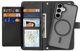 Etui z klapką DUX Ducis Lawa na Samsung Galaxy S25 z odlaczanym portfelem magnetycznym Black (6971824162219) - obraz 1