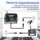 Бездротова камера заднього виду з 7" монітором Podofo A3006 паркувальний комплекс + відеореєстратор для вантажних автомобілів - изображение 5