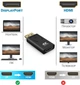 Адаптер, перехідник DisplayPort Male to HDMI Female Addap DP2HDMI-02, для передачі відеосигналу, 4K - изображение 8