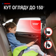 Автомобільна відеоняня для спостереження за дитиною в машині Podofo Z2102, монітор з камерою заднього виду для малюків, black - изображение 6