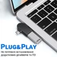 Подвійний OTG адаптер USB 3.0 на Type-C + MicroUSB, перехідник для смартфона/ноутбука Addap UA2MIX-01, 5 Гбіт/с - изображение 7