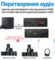 Цифровий HDMI аудіо екстрактор Addap HAE-02, конвертер звуку з HDMI на оптичний SPDIF/Toslink та 3,5мм miniJack, 4K - изображение 3