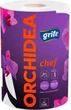 Паперові рушники Grite Orchidea Gold Chef 3 шари 230 відривів 1 рулон (4770023348385) - зображення 1