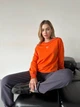 Спортивні штани без утеплення джогери жіночі однотонні з високою посадкою двонитка 90% бавовни 56-58 графіт (темно-сірі) - зображення 5