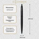 Шариковая ручка Parker JOTTER 17 XL Monochrome Black BT BP 12 432 - изображение 3