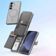 Чохол-книжка DUX Ducis Lawa для Samsung Galaxy S25+ зі знімним магнітним гаманцем Grey (6971824162257) - зображення 9