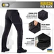 Брюки M-Tac Rubicon Flex Black 38/36 20074002-38/36 - зображення 4