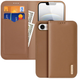 Etui z klapką DUX Ducis Hivo na Apple iPhone 16e z ochrona RFID Brown (6971824158724) - obraz 1