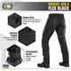 Штани M-Tac Patriot Gen.II Flex Black 32/30 20056802-32/30 - изображение 5