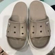 Крокс Баябенд Беж Слайд Шльопанці Crocs Bayaband Slide Cobblestone (43-44, бежевий) - зображення 2