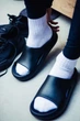 Жіночі шльопанці Crocs Mellow Recovery Slide Black (45-46, чорний) - зображення 3