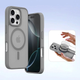Etui z klapką DUX Ducis Lawa na Apple iPhone 16 Pro z odlaczanym portfelem magnetycznym Grey (6934913004975) - obraz 3