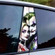 Наклейка на стойку авто 2шт - Харли и Джокер - изображение 1