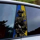 Наклейка на стойку авто 2шт - Украинский воин - изображение 2