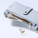 Чохол-книжка DUX Ducis Lawa для Apple iPhone 16 зі знімним магнітним гаманцем Light Blue (6934913004920) - зображення 6