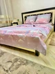 Постільна білизна бавовняна Єдиноріг Півтораспальна 150 x 220 Бязь Рожева 50 х 70 - зображення 1