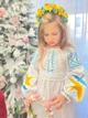 Сукня вишиванка для дівчинки Pyshna біла 134 - изображение 5