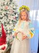 Сукня вишиванка для дівчинки Pyshna біла 134 - изображение 6