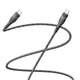 Кабель USB-C YOKI YK-RG24 1.2 м с RGB-подсветкой, 60 Вт, быстрая зарядка 20V/3A, для смартфонов, планшетов, ноутбуков, кабель для зарядки и передачи данных, стильный светящийся шнур USB Type-C - изображение 3