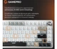 Клавіатура ігрова механічна GamePro GPMK-126 Genesis Silver light USB Red Swich Hot-Swap N-KRO Grey - зображення 10