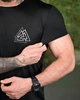 Патриотичный летний мужской костюм с принтом футболка+шорты 3XL черный (92958) - изображение 5