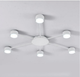 Потолочный светильник LUMINARIA RAY SLIM 6xGX53 WHITE 220V IP20 - изображение 1
