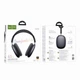 Bluetooth гарнитура HOCO W65 с шумоподавлением, микрофоном, AUX и беспроводным подключением, серая - изображение 2