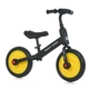 Детский велосипед-беговел MBB 1012-4 2в1 PROFI KIDS 12" с педалями и дополнительными колёсами, черно-желтый - изображение 1