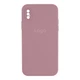 Чохол Silicone Case Square Full Camera для iPhone X/Xs Колір 19.Pink Sand - изображение 15