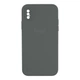 Чохол Silicone Case Full Size with Frame для iPhone X/Xs Колір 08.Dark Blue - изображение 13