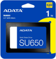 Dysk SSD ADATA Ultimate SU650 1TB 2.5" SATA III 3D NAND (TLC) (ASU650SS-1TT-R) - obraz 5