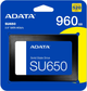 Dysk SSD ADATA Ultimate SU650 960GB 2.5" SATA III 3D NAND TLC (ASU650SS-960GT-R) - obraz 5