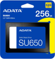 SSD диск ADATA Ultimate SU650 256GB 2.5" SATAIII 3D NAND (ASU650SS-256GT-R) - зображення 5