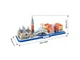 3D пазл City Line Венеция, CubicFun, 126 эл., MC269h - изображение 3