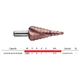 Сверло ступенчатое Ø4-20мм по металлу сталь HSS [SD7280501BD0420000] HSS TIN DIAGER - изображение 2